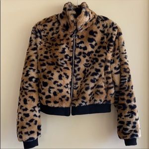 Leopard Print Jacket for Woman